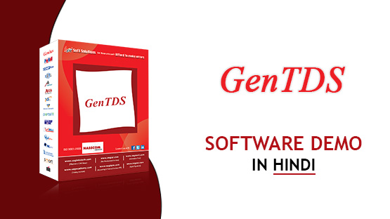 Gen eTDS Software Video Hindi