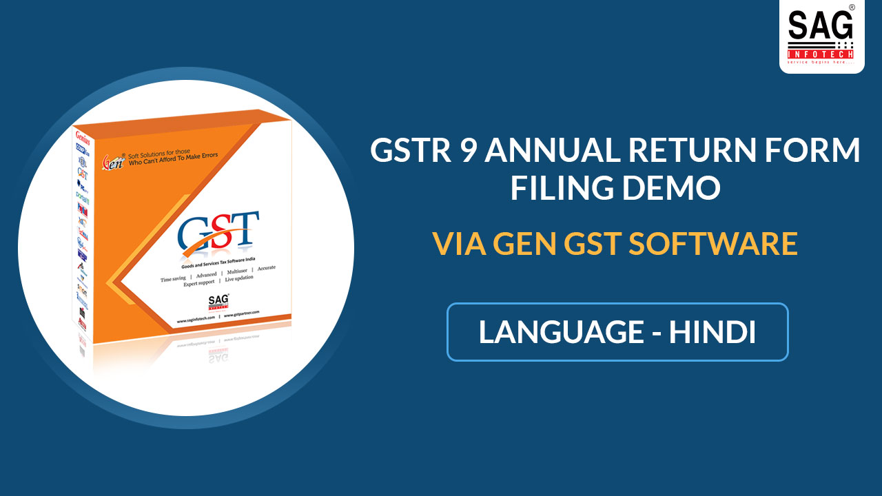 Gen GST GSTR 9 Demo Hindi